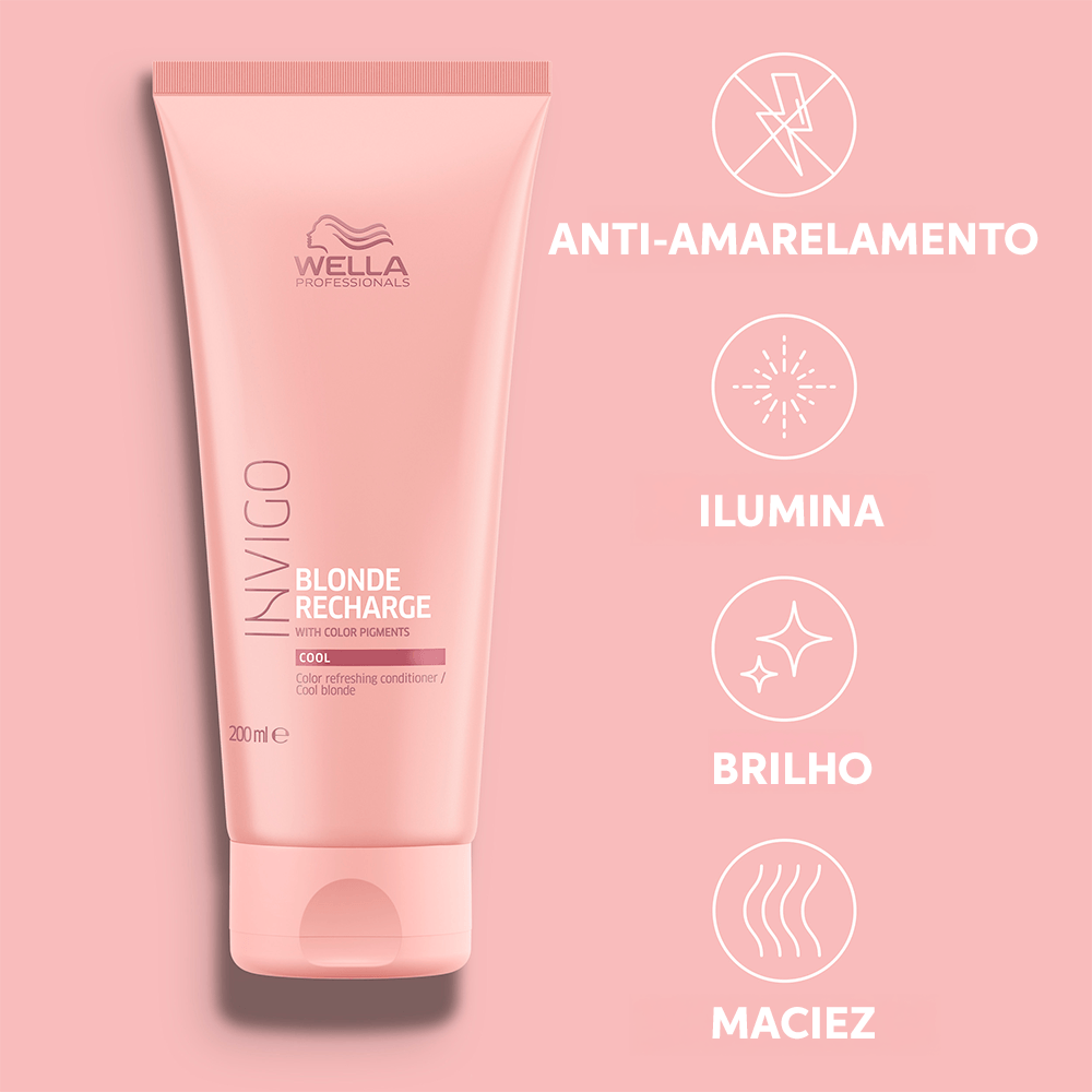 Wella Professionals Invigo Blonde Recharge Condicionador 200ml